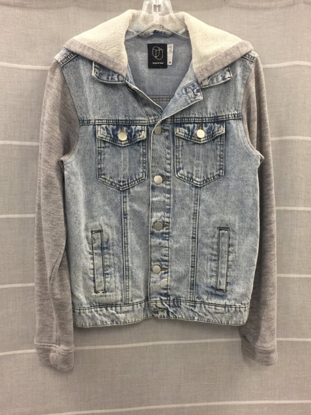 Original use denim jacket with hood